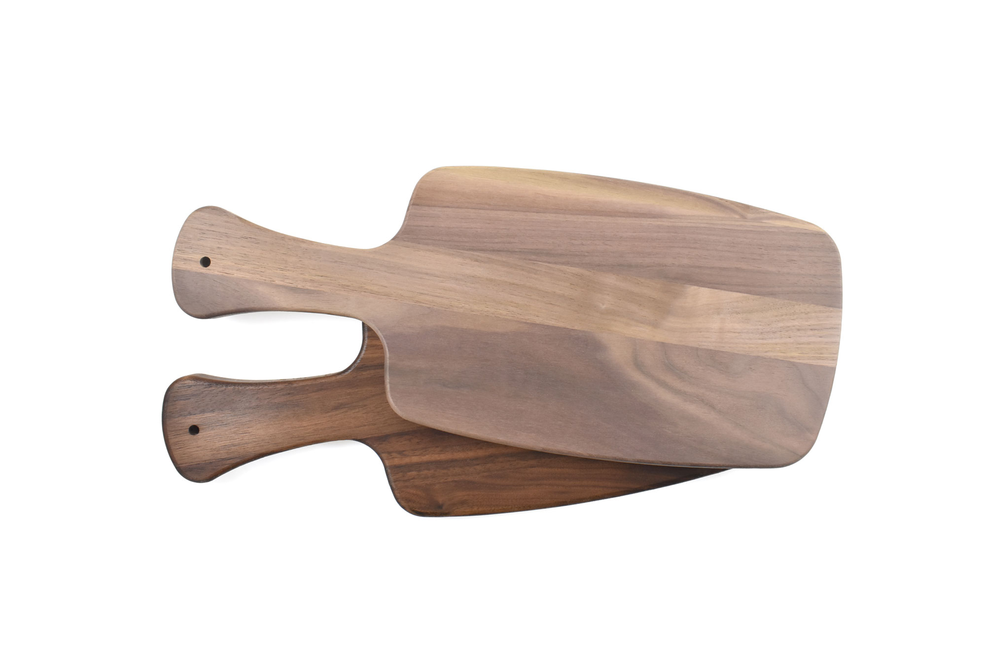 Small wood cutting board with handle