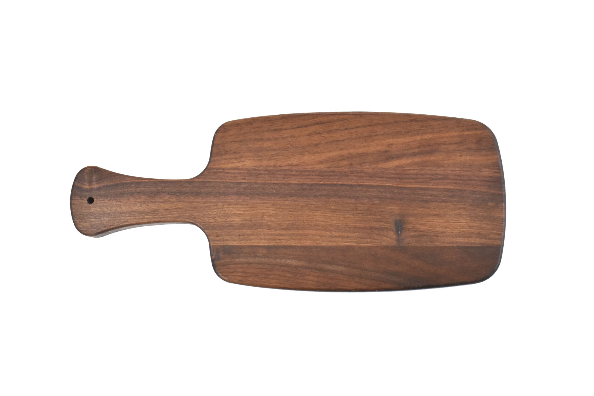 Small wood cutting board with handle