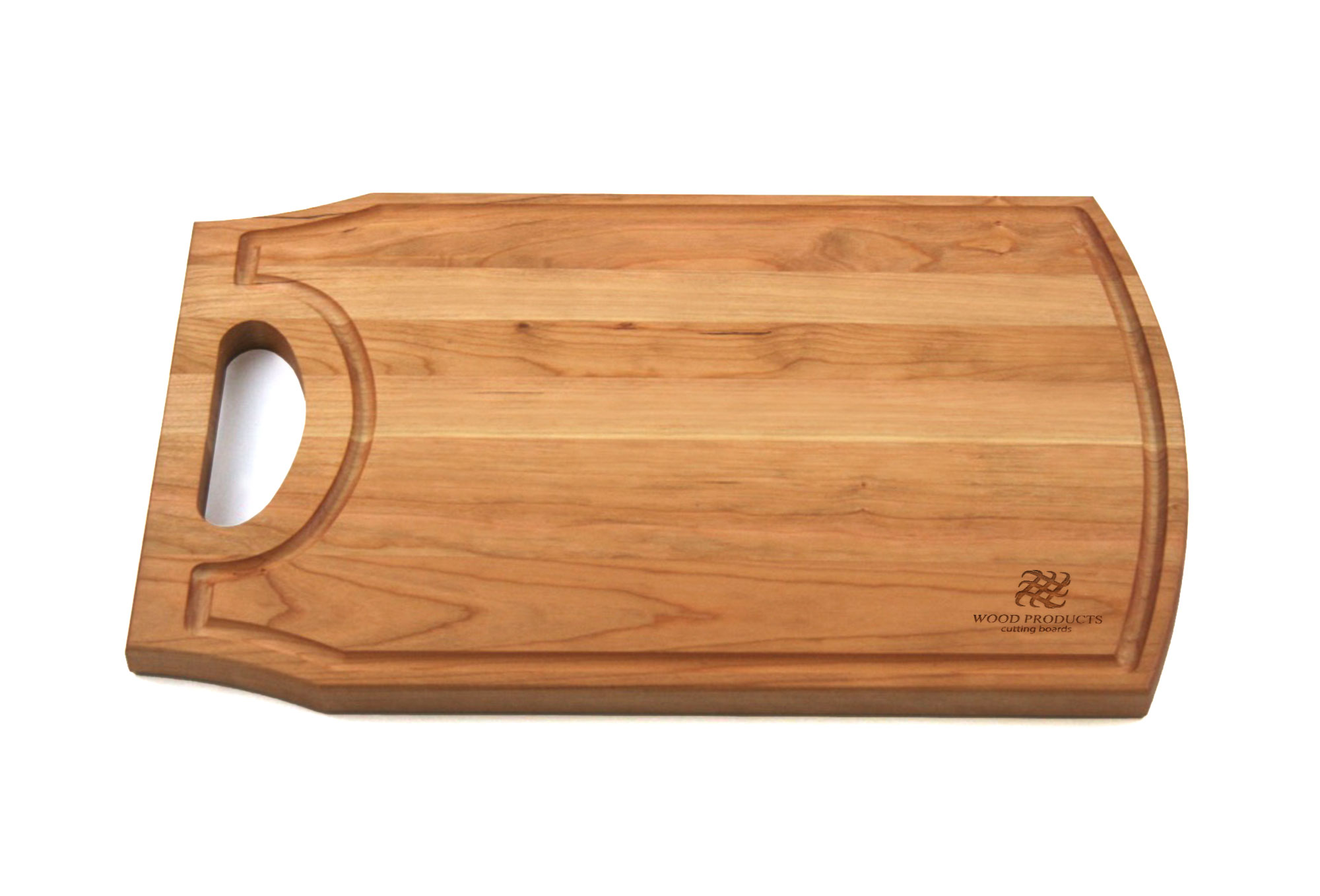 Large wooden cutting board with handle Engraved