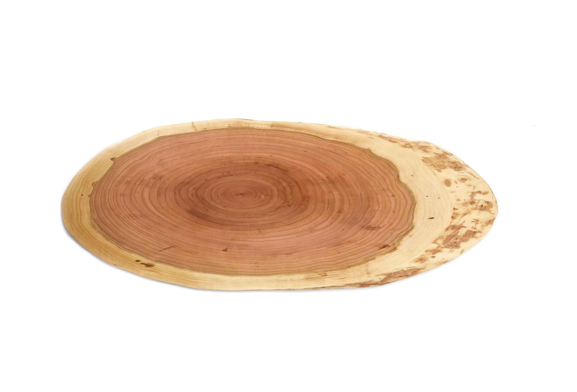 Debarked wood serving/cutting board