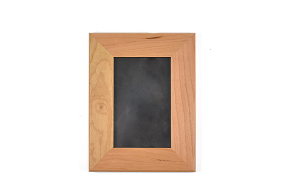 Solid cherry wood picture frame for 4" x 6" photo