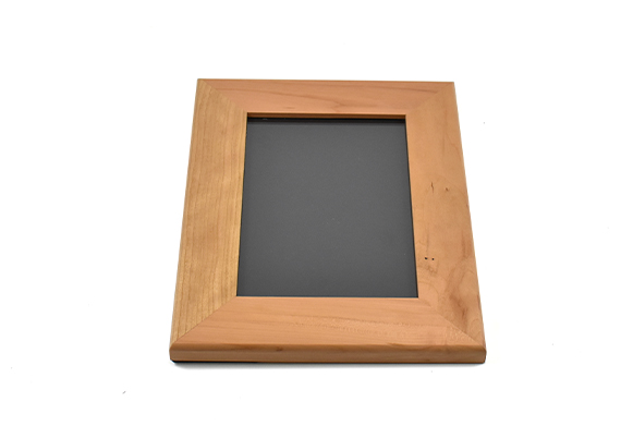 Solid cherry wood picture frame for 5" x 7" photo