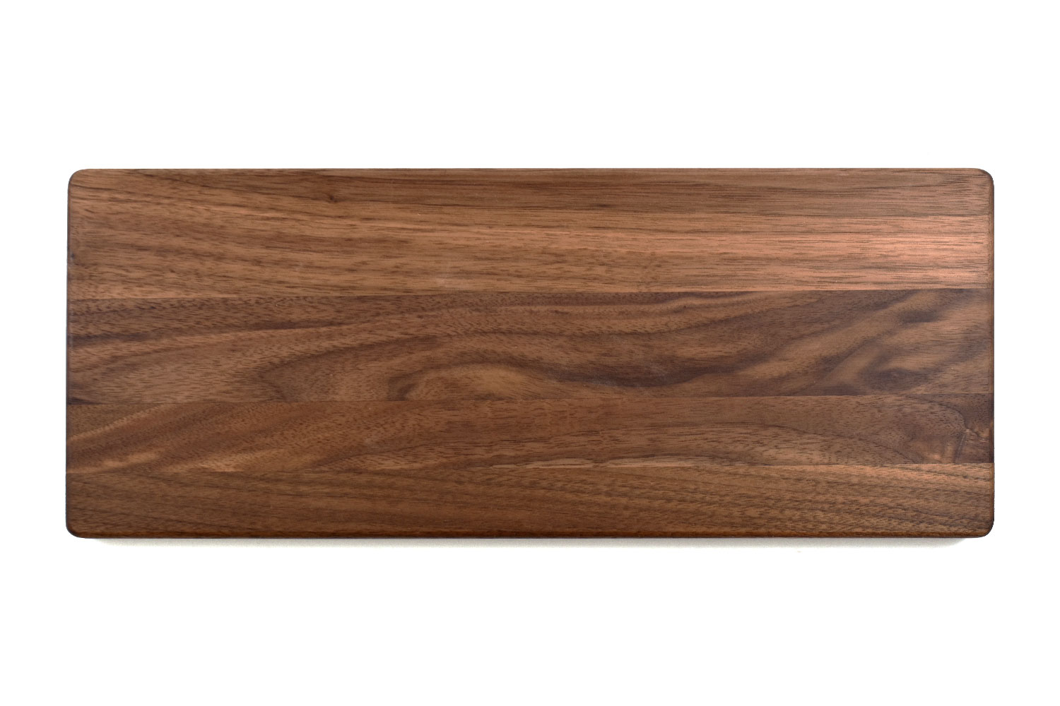 Walnut cheese and serving board with rounded edges