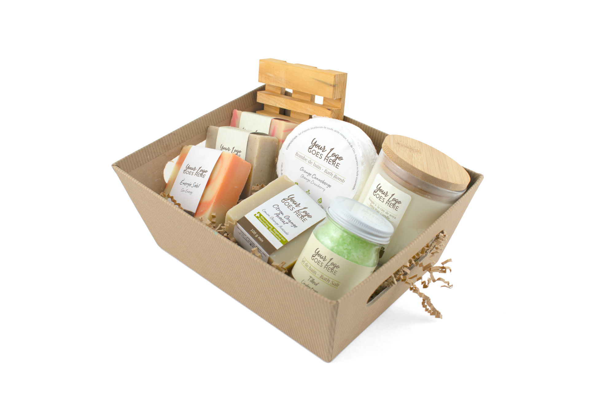 Deluxe Bath Gift Box with Soap Tray 