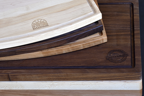 Approaching a business, Selling branded products, Branding products, Wholesale cutting boards